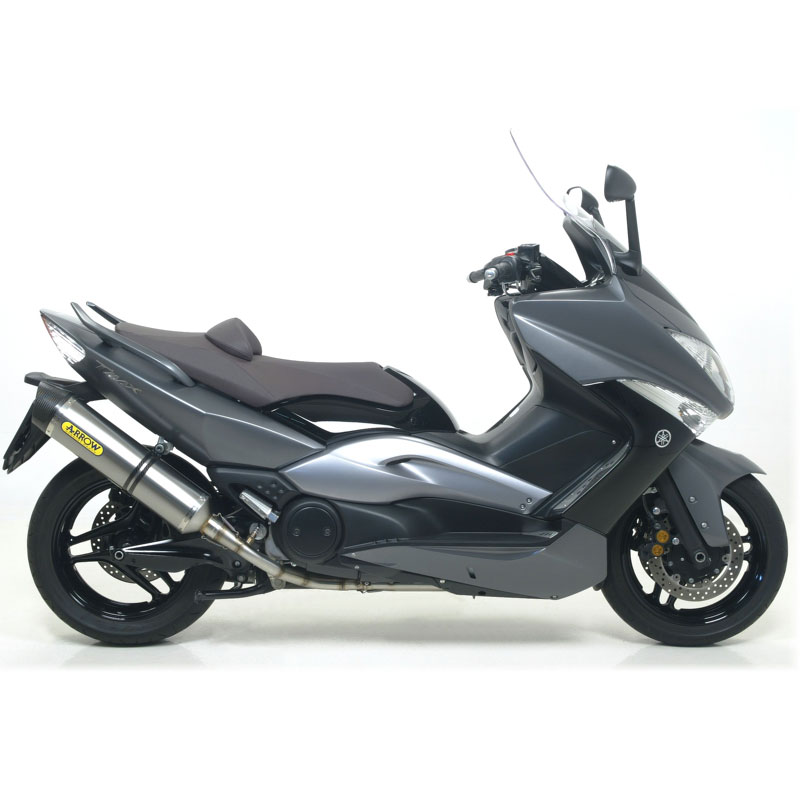 Escape aluminio fondo carbono Arrow Yamaha TMAX 530 12- / YP 500 TMAX 08-11